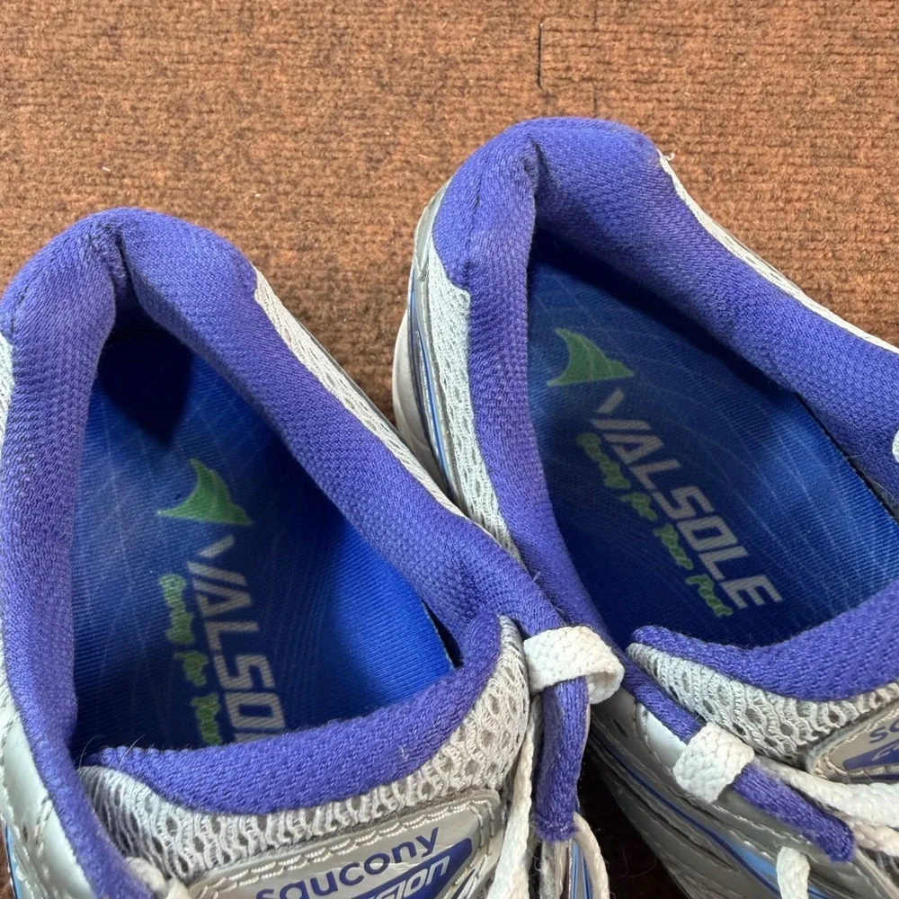 Saucony Cohesion 11 Womens Running Shoes Grey Blue S10420-6 Orthotic Insole 12